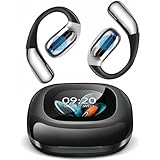 AI Translation Earbuds Real Time, LCD Touch Screen Translator Earbuds for 164 Languages & Accents, Open Ear Wireless Earphones with Charging Case fit iOS & Android for Travel Business Learning