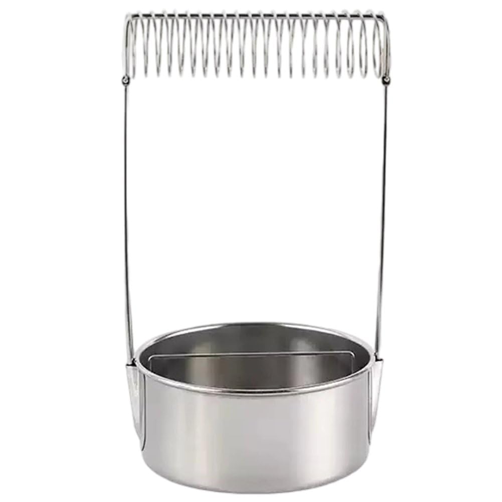 hzzsbu Portable Artist Brush Washer, Paint Brush Cleaner Stainless Steel Oil Painting Pen Straight Washing Holder Portable Leak Proof