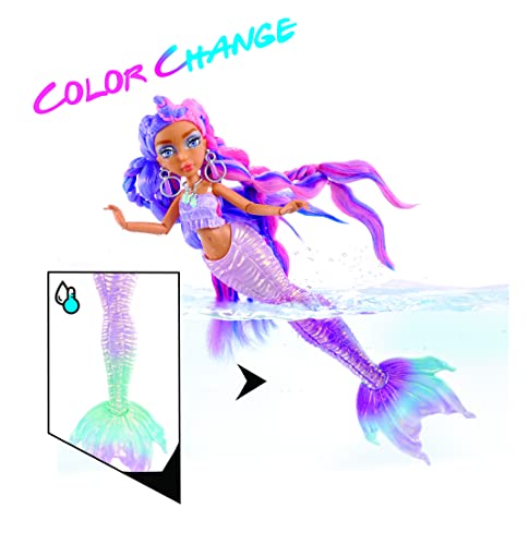 Mermaze Mermaidz Color Change Kishiko Mermaid Fashion Doll Designer Outfit & Accessories, Stylish Hair & Sculpted Tail, Poseable, Collectors Ages 4 5 6 7 8 To 12+, Multicolor (581352) #TOP2