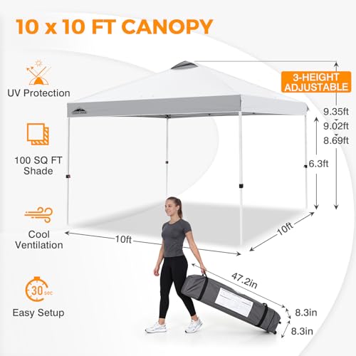 EAGLE PEAK 10x10 Pop Up Canopy