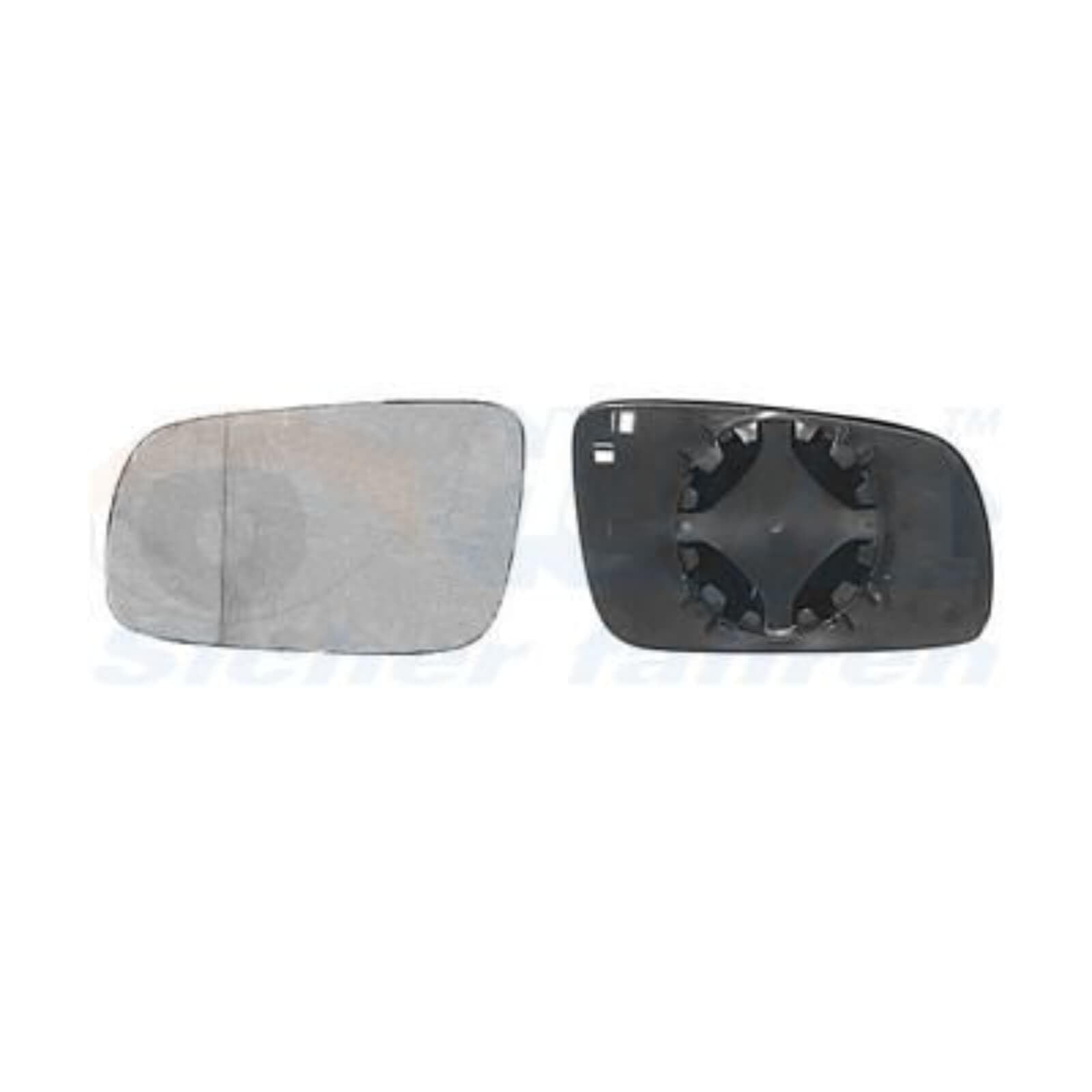 VAN WEZEL 5817813 Rétroviseur extérieur Rétroviseurs complets asphérique ajustable de l'intérieur Ajustage par câble gauche Compatible avec VW Lupo/Lupo 3L 6X1, 6E1, SEAT AROSA 6H