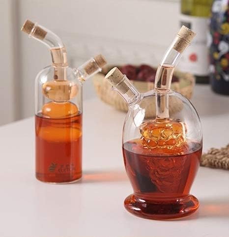 VIDI Wall Glass Oil Bottle Pourer Kitchenware Vinegar Sauce Oiler Cruet Condiment Bottles Soy