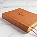 KJV Notetaking Bible, Large Print Edition, Camel LeatherTouch, KJV Holy Bible, Red Letter, Wide Margins, Journaling Space, Single-Column, Reading Plan, Easy-to-Read Bible MCM Type