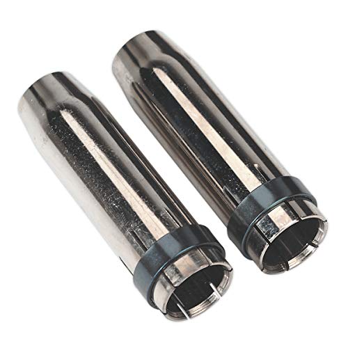 Sealey Mig924 Conical Nozzle Tb36 Pack of 2, Silver