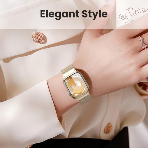 Image of Original Metal Milanese Loop Compatible with Apple Watch Band for Women Men