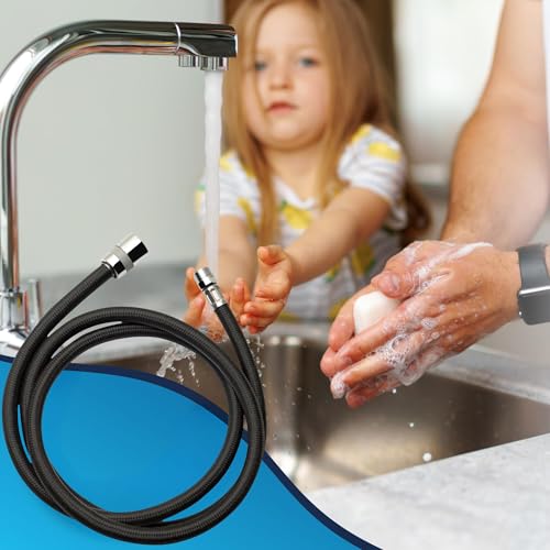 Manguera de ducha para grifo extensible que elimina fugas en fregaderos de cocina 3