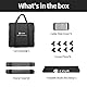 CZUR Fotostudio mit Handtasche, Fotobox Studio Box Scanner-Helfer, 60 * 60 * 60cm, Faltbar & Tragbar, geeignet für CZUR Buchscanner Dokumentenscanner