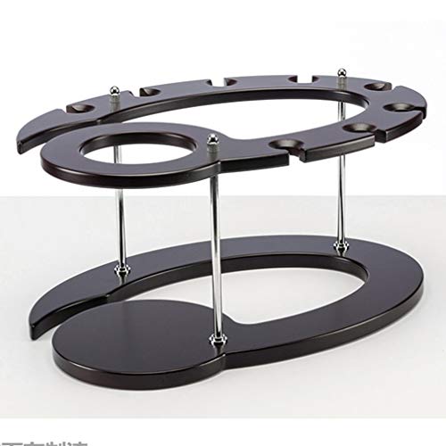 Soporte para botellas de vino de madera para encimera 40x28x20cm miniatura 5