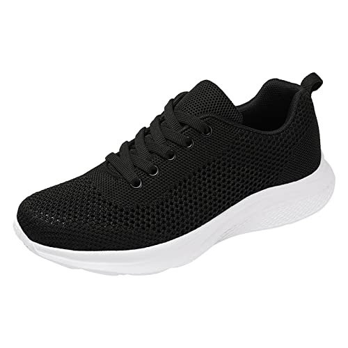 Zapatos cocina mujer genéricos de lona transpirables en negro