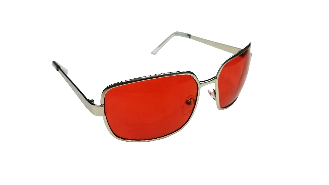 Costume Agent Fight Soap Salesman Halloween Costume Cosplay Red Lenses Sunglasses Movie Character Inspired Prop Glasses Accessory