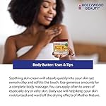 Hollywood Beauty Body Butter With Shea Butter, Vanilla - 12 oz. - Sooth & Moisturize Skin - Image 4