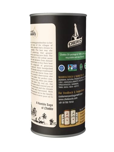 Chekko Cold Pressed Virgin Castor Oil | 100% Natural, Pure & Wood Pressed (200ML) for Baby Massage, Constipation, Healthy Hair, Eye and Skin Care - Image 3