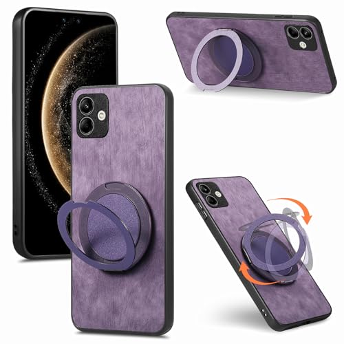 Ή@ for Oppo A5 Pro / A5 Vitality [PC + TPU + PU] 3-in-1 }OlbgX^htϏՌیP[X Purple