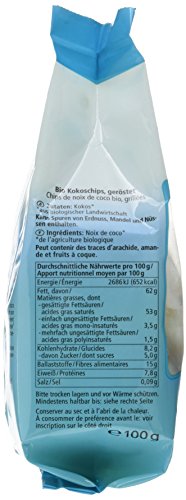Alnatura Bio Kokos Chips geröstet, 100 g