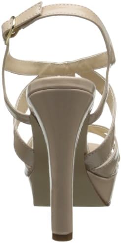 Touch Ups Women's Queenie Synthetic Platform Sandal,Nude Patent,7.5 M US | Image 2