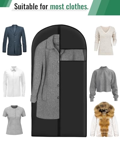 Garment Bags with Clear Window 8-Pack