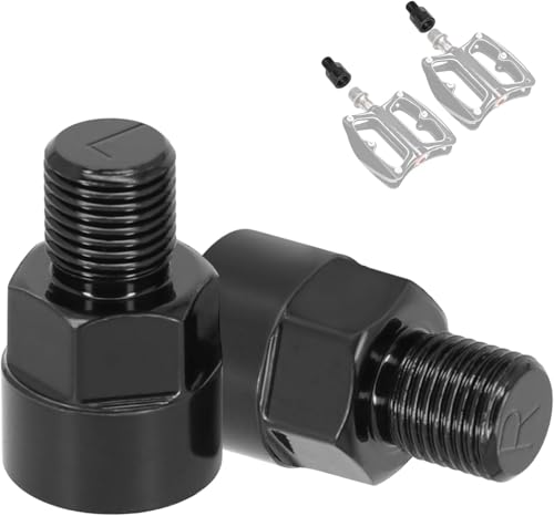 Fahrradpedal-Adapter, 1/2 auf 9/16 Zoll, Aluminiumlegierung, passend für...