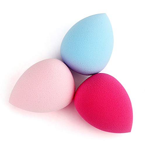 10 Pcs Multi-colored Makeup Sponge Set Blender Beauty Foundation Sponge with 2pcs Beauty Sponge Holder, Flawless for Liquid, Cream, and Powder Makeup Sponge (1PACK)