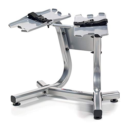 Bowflex SelectTech Metal Dumbbell Workout Stand with Built-In Towel Rack for Home and Gym Strength Training
