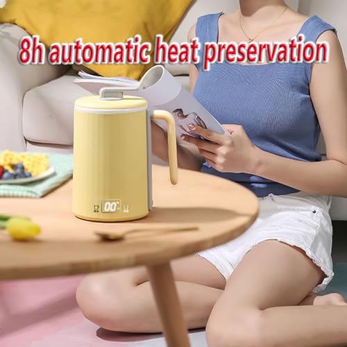Tetera eléctrica inteligente 450ml capacidad color verde miniatura 6