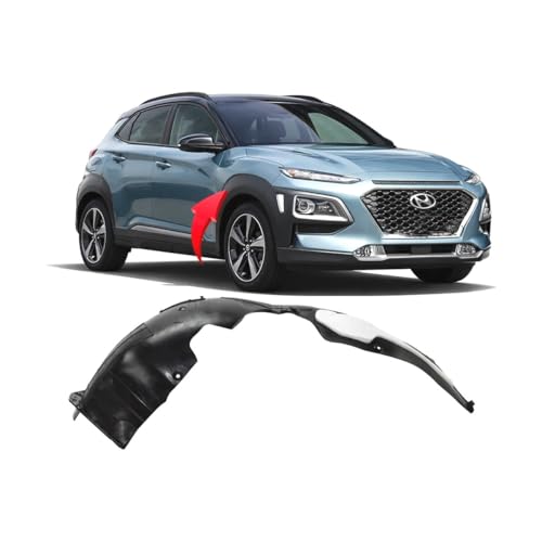 Image of FitParts Compatible with Hyundai Kona 2018-2021 Front Right Fender Liner