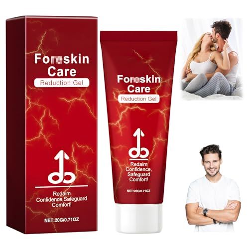 Phimosis Cream for Adults - Natural Redundant Foreskin Correction Cream with Fast & Gentle Action Tight Foreskin Treatments for Men Moisturizing Formula to Improve Skin Elasticity & Comfort