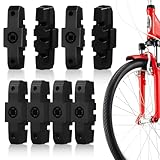 [Langlebig]: Unter der hohen temperatur der kontinuierlichen bremsen, die scheibenbremsbeläge sind nicht leicht zu verdrehen und verformt werden, und effektiv halten die scheibenbremsbeläge fit, gewährleisten die bremskraft und fahrsicherheit