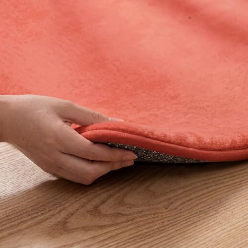 Image of 1.3 inch Thick Baby Floor Play Mat 50x50, Basic Padded Foam Mat for Tummy Time Crawling, Non Slip Cushioned for Babies Toddlers Infants Kids (Coral)