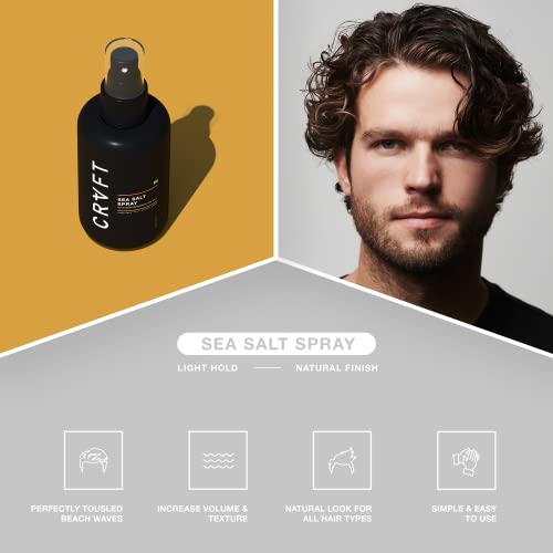 CRVFT Hair Clay 2.8oz + Sea Salt Spray 6oz Bundle miniatura 4