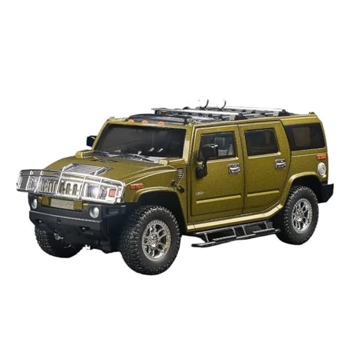 Modèle réduit Hummer H2 vert en métal, cadeau idéal d'anniversaire