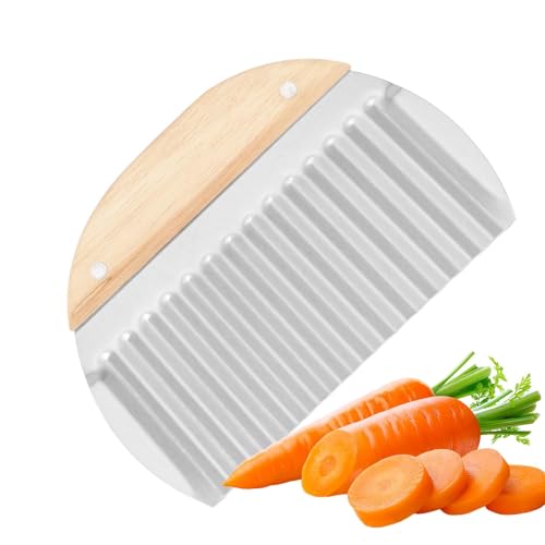 Cortador de arrugas de patata, cortador de fritura arrugada,Cortador de arrugas de verduras de mano - Cortador de arrugas para verduras, cortador de patatas fritas para papas fritas, herramienta de