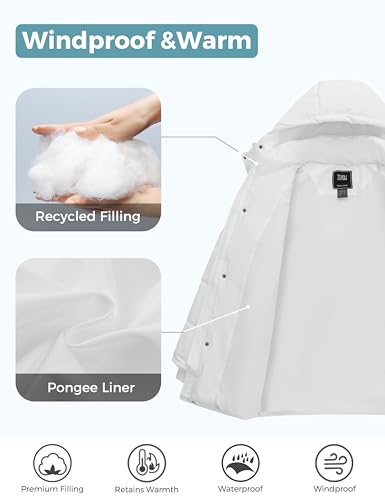 ZSHOW Men's Warm Winter Jacket Waterproof Puffer Coat Windproof Quilted Parka with Detachable Hood3