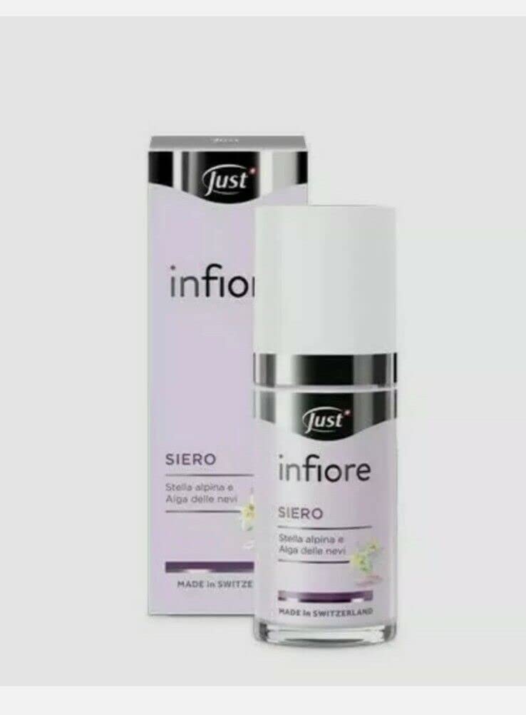 JUST - Siero Infiore Viso Ultra - Rigenerante 30 ml Tonifica Rivitalizza Leviga e Uniforma la Pelle