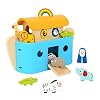 AB Gee abgee 921 TF330 EA Wooden Noah's Ark with Storybook, red