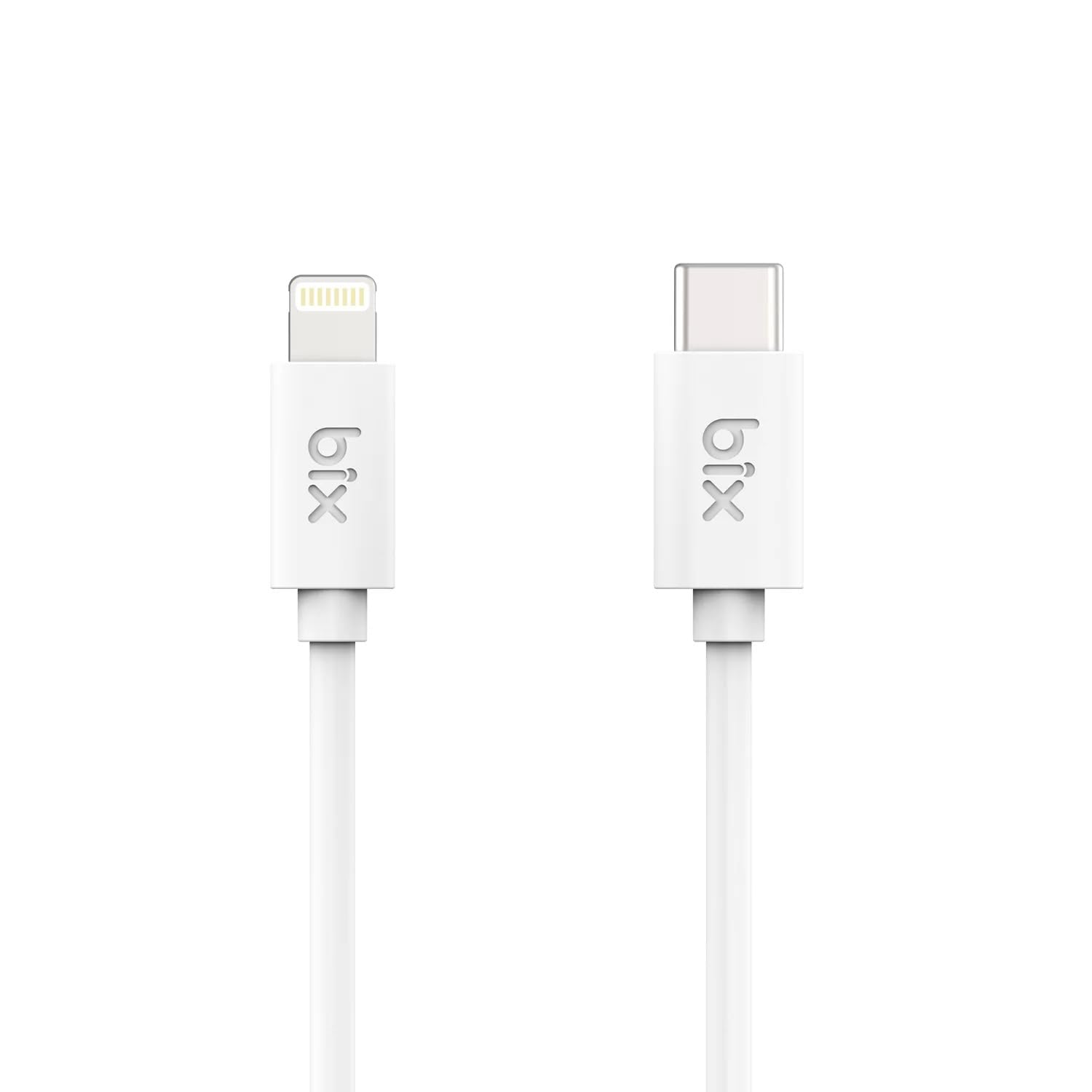 Bix BX-IP02UC Type-C to Lightning Data ve Şarj Kablosu Beyaz 1 Metre
