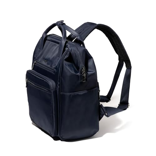 Image of Baggallini Chelsea Laptop Backpack, French Navy Twill