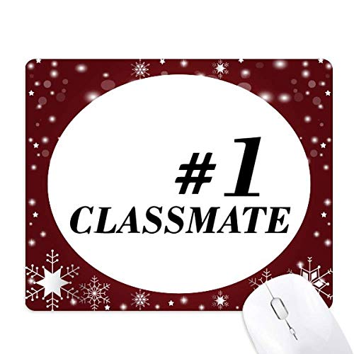 番号1の同級生の卒業シーズン オフィス用雪ゴムマウスパッド