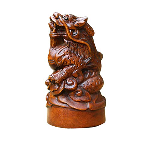 Ornements Feng Shui Dragon : Le Meilleur Cadeau en Bois pour Maison et Bureau