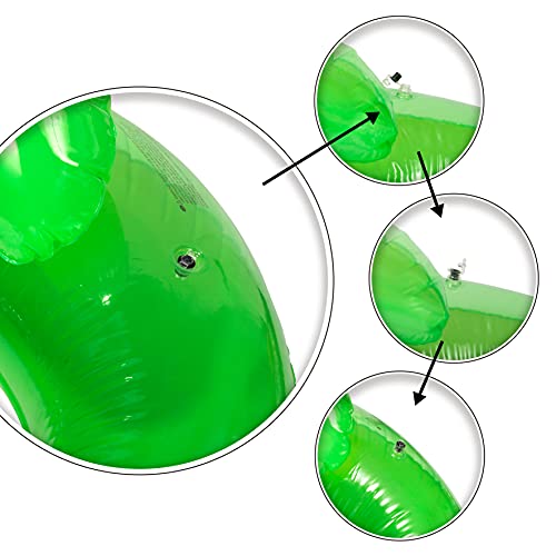 image for SLOOSH 2 Pack Inflatable Pool Lounger with Built-in Beverage Cup Holde