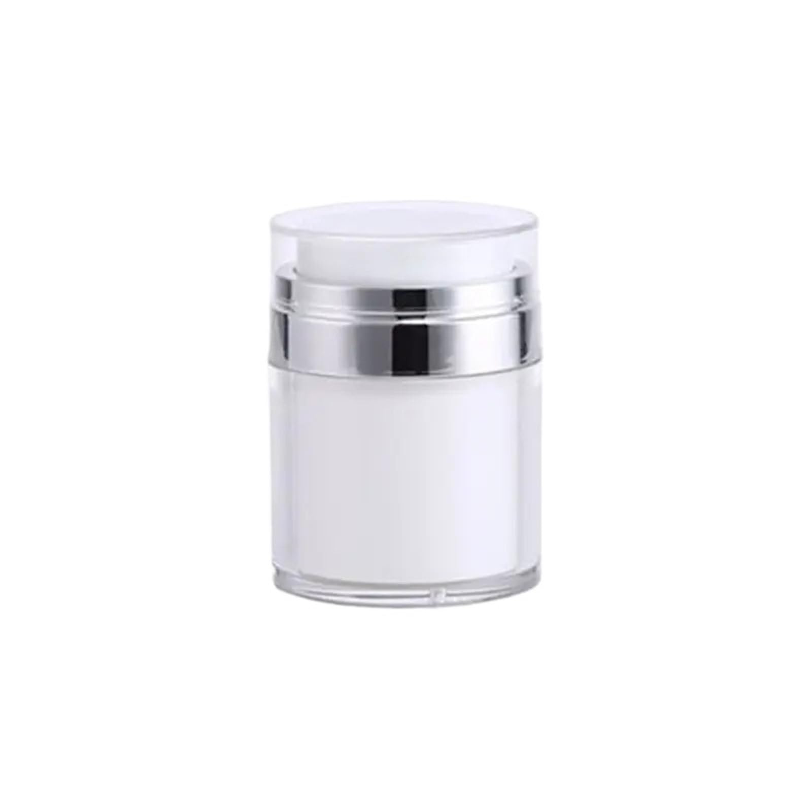 Vacuum Pump Jar Bottle Refillable Press Type Skin Care Dispensers(50ml)