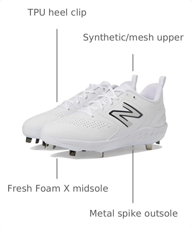 Image of New Balance Men's Fresh Foam X 3000 V6 Metal Baseball Shoes