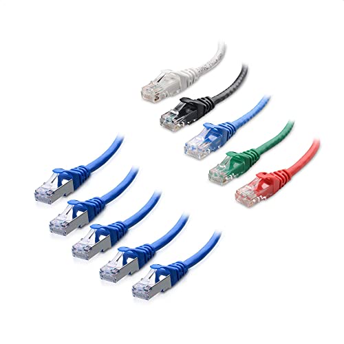 Cable Ethernet Cat6 5 ft Paquete x5 Azul miniatura 1