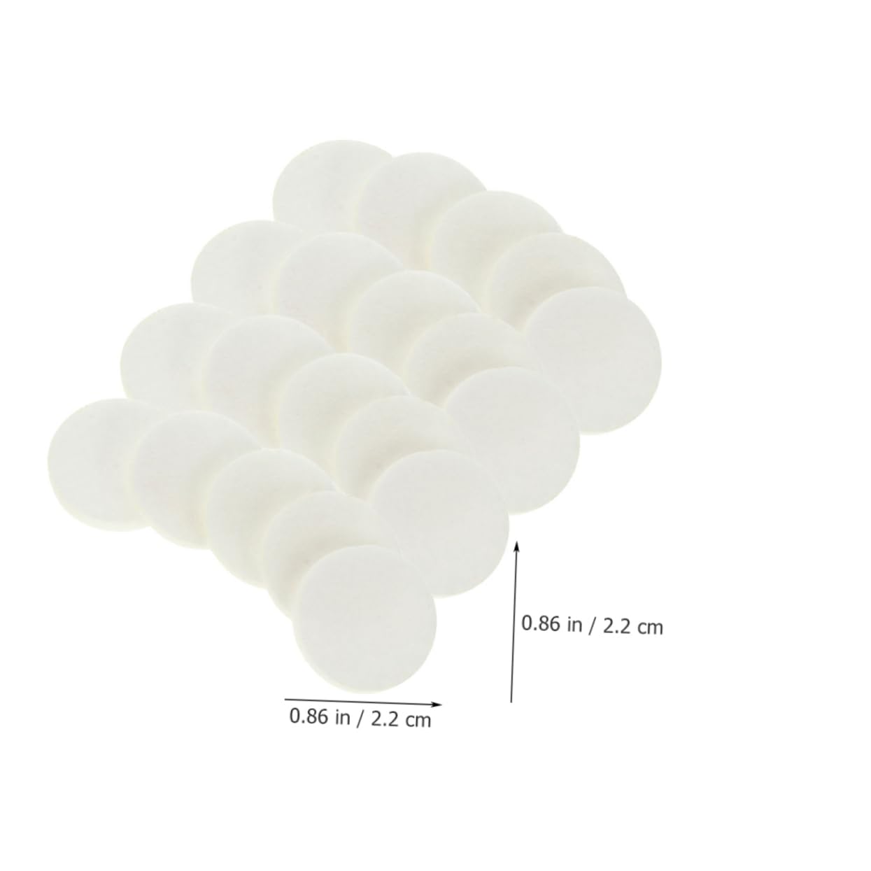 Cabilock 1000piezas Almohadillas Aromáticas Reemplazables para Difusores De Esencial Pads para Collares De Aromaterapia para Uso Diario
