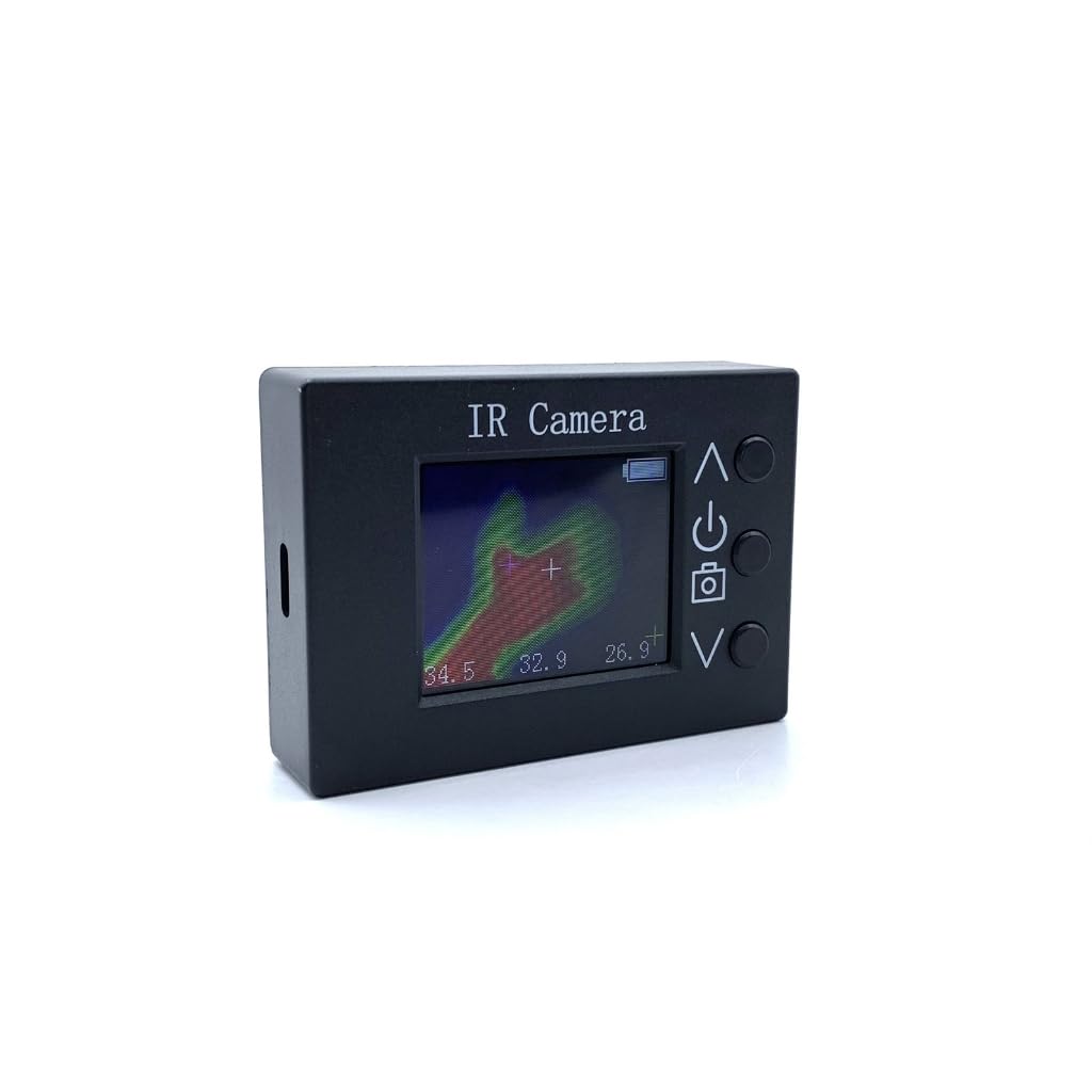 Cámara ergonómica de imagen térmica con sensores ultrarizados de 32 x 24 y frecuencia de actualización de 8 Hz