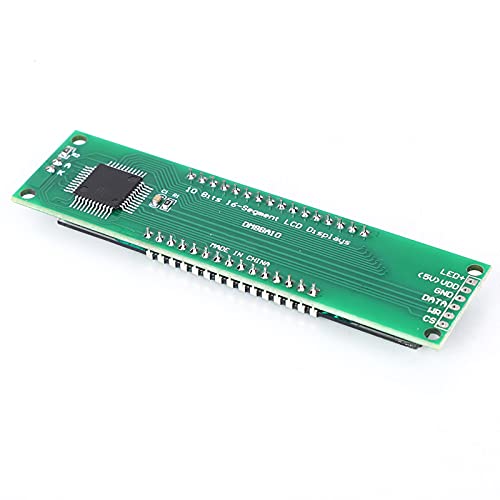 mingzhe DM8BA10 10 bit 16 Segmento Módulo LED de Panel LCD DC 5V TM1622 Chip para Aficionados Electrónicos (Sin alfileres)