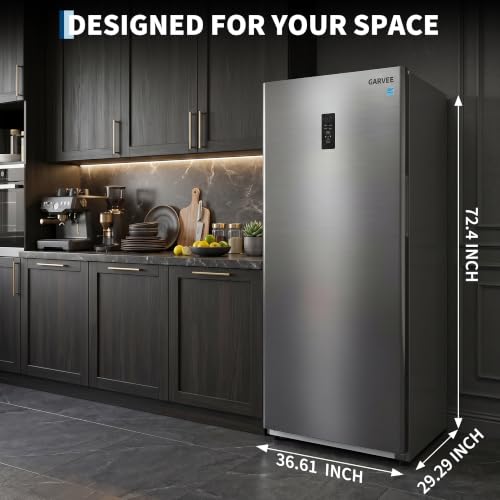 Image of Garvee 20.2 Cu.Ft Upright Freezer, Single Door Stand Up Freezer