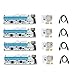 Connectors VER008S Card USB3.0 PCI-E VER008S Riser Express 1X to 16X Extender Adapter Card SATA 15pin to 6 pin Power Cable BTC Cable - (US, Color: 4pcs)