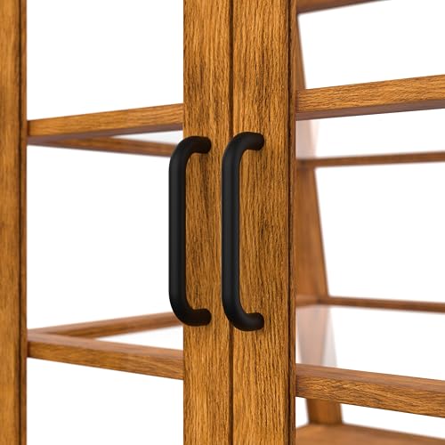 KoolMore 21 in. Light Wood Slanted Countertop Dry Bakery Display Case, Bread, Pastry and Dessert Display with Tempered Glass by KoolMore - Used condition - Image 6
