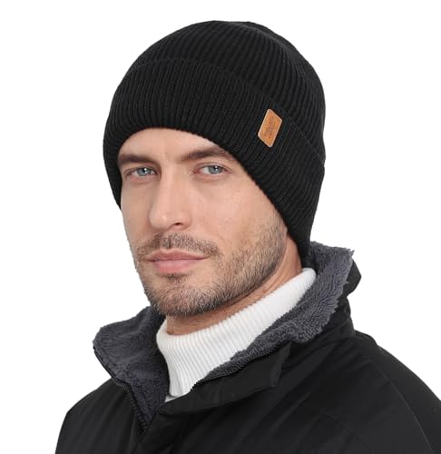 Wmcaps Merino Wool Fleece Lined Beanie Hat