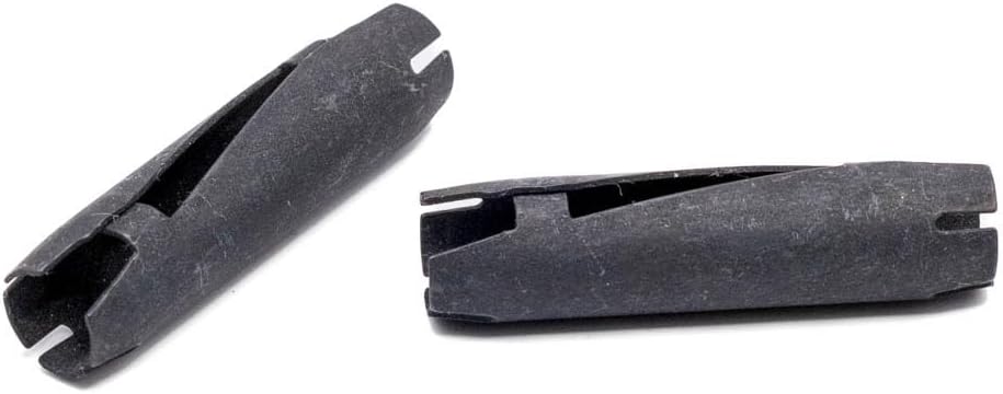 KNAPP Tuck Spring Steel Compression Dowel for Quick Assembly – Perfect for Seamless, Efficient Projects with Hidden Screws – Ideal for CNC & Versatile Use - 7/16 x 1 1/8' (10x28 mm) / 100 PCS